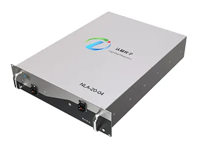 Amplificateur à Fibre PM Faible Bruit à 4 Canaux, Largeur de Raie Étroite